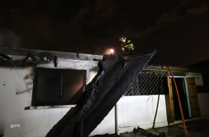 Mairie annexe brûlée