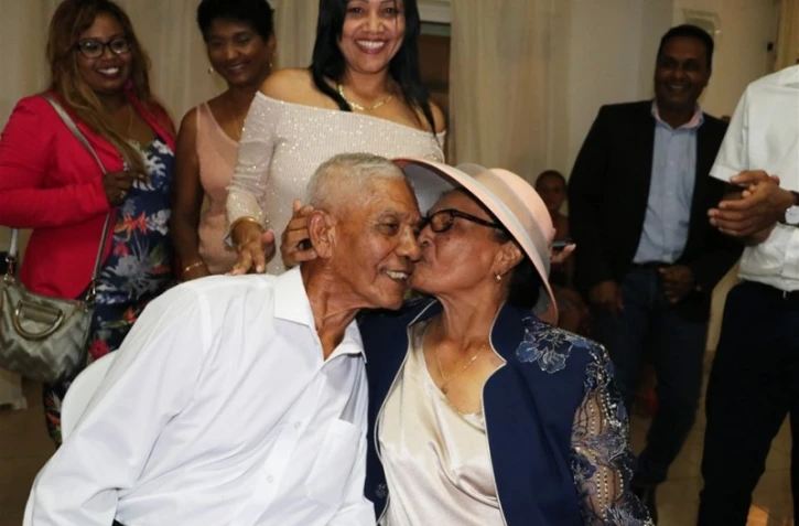 noces de platine, époux Rosalie, 70 ans de mariage, Saint-Leu