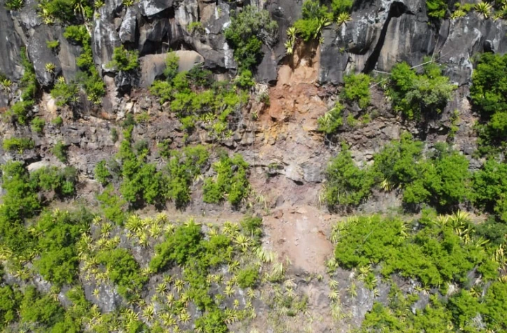 éboulis canalisation des orangers