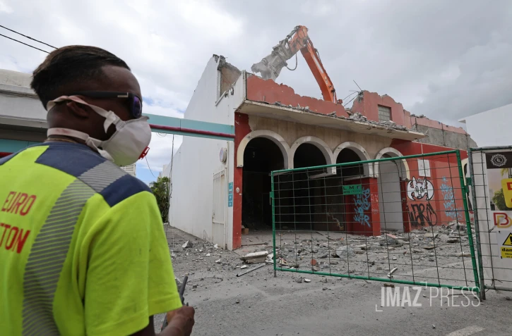 chantier btp demolition du Ritz