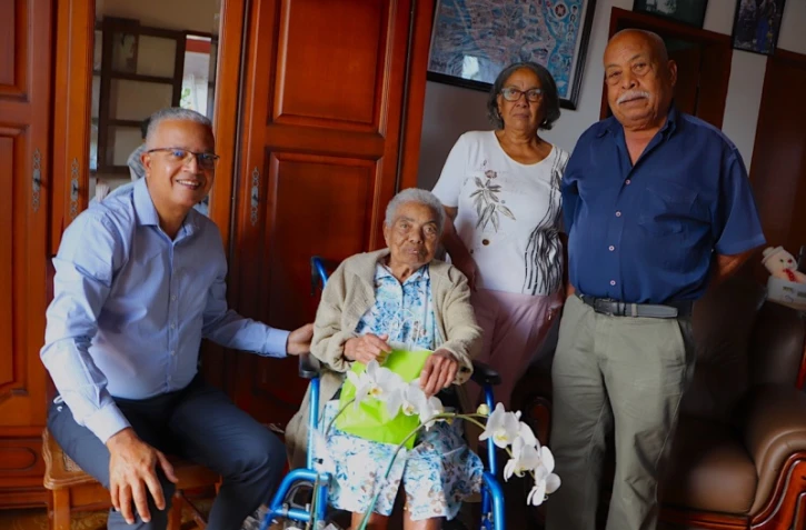 Semaine bleue : Cyrille Melchior rend visite aux centenaires 