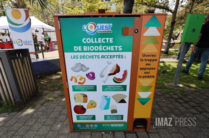 borne de collecte de biodéchets