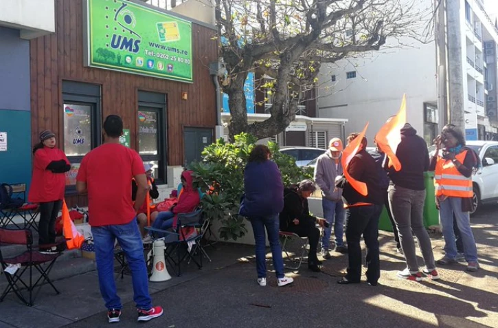 Grève syndicat Union mutualité solidarité