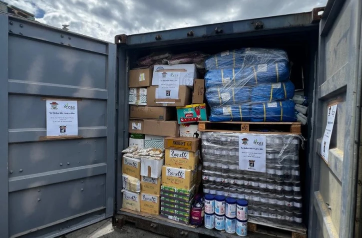 Saint-Pierre : un container remplie en faveur de Mayotte