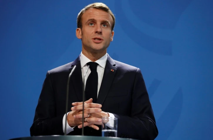 Emmanuel Macron à Berlin, le 18 novembre 2018