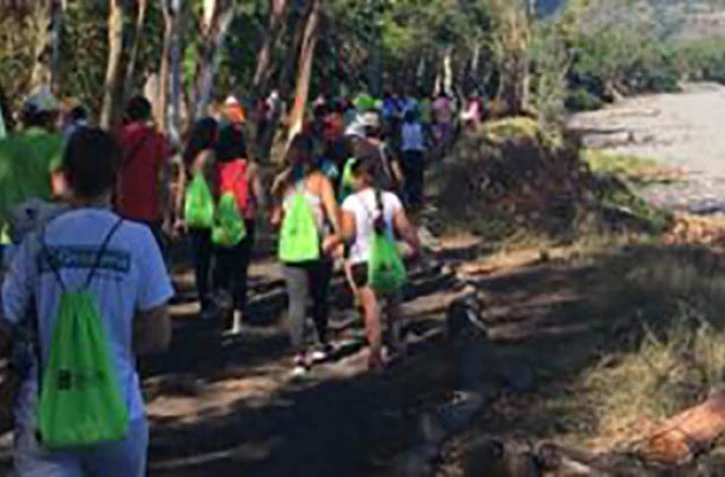 Marche solidaire groupama Etang Saint-Paul