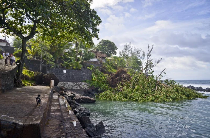 Manapany après le cyclone