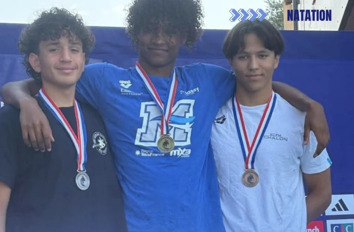 Natation : Julien Thomas sacré vice-champion de France du 200 mètres dos dans la catégorie 16 ans et moins