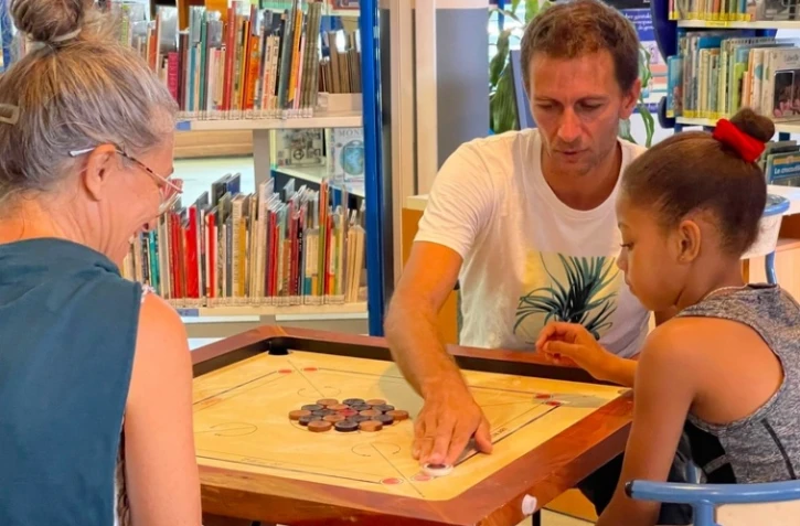 Saint-Leu : un atelier jeux de bois animé par le champion d'Europe Pierre Dubois 