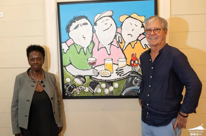 Saint-Denis : exposition de "l’oeil de levi" à la villa de la Région