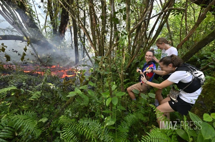 La lave sur la route samedi 14 mars 2026