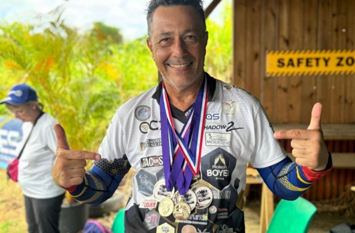 Le Réunionnais David Geslin champion de tir sportif de vitesse