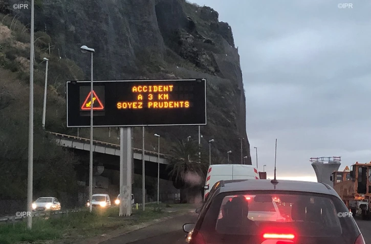 Accident sur la route du littoral 31 octobre 2019