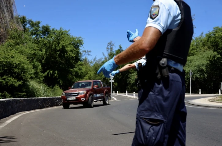 Contrôles routiers de la gendarmerie pendant le confinement le 19 mars 2020