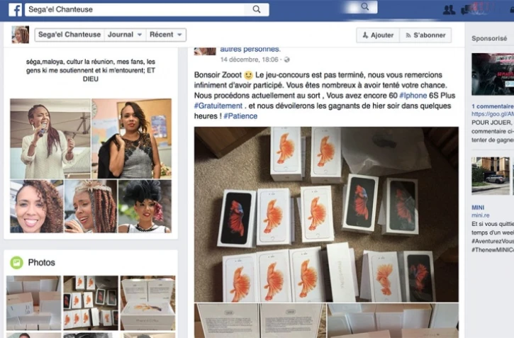 Usurpation d'identité - Séga'el et Kendji Girac ne distribuent pas d'Iphone 6 S