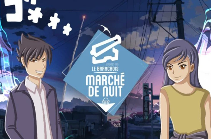 marché de nuit manga Saint-Denis