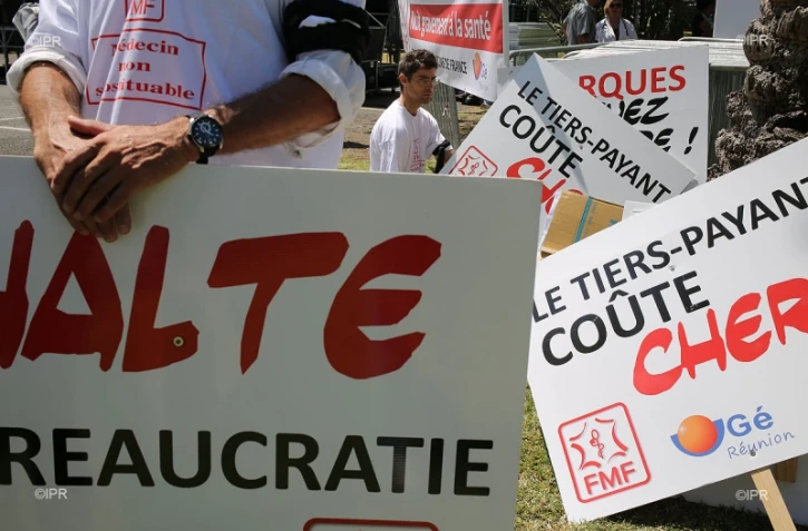 Manifestation des professionnels de santé