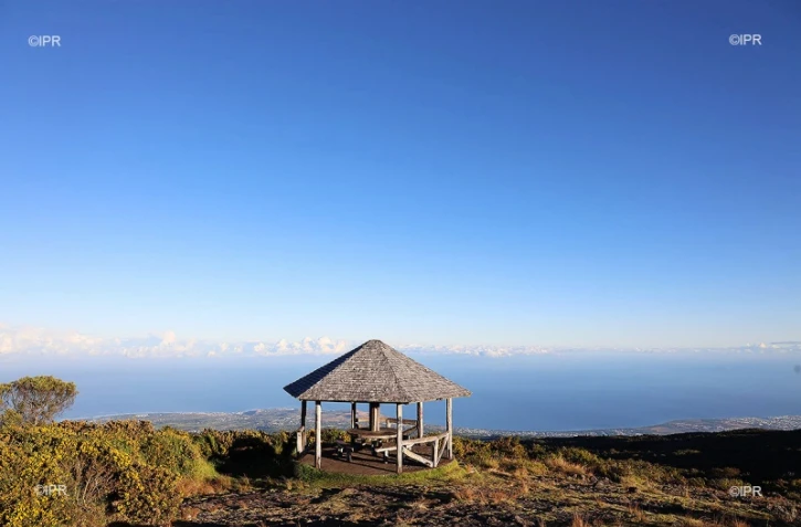 kiosque sur la route du Maïdo 