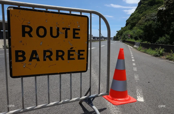 route du littoral barré