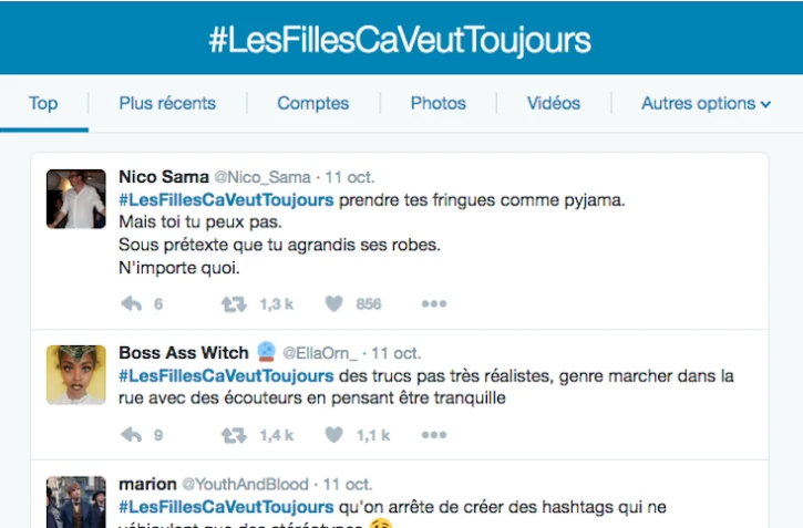 Hashtag de la semaine