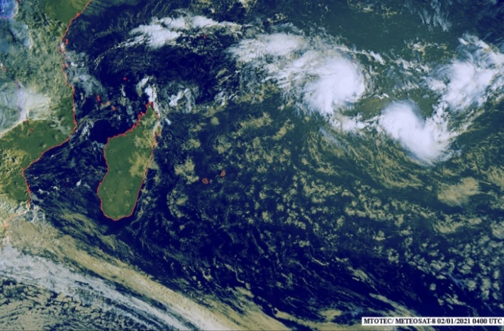 Risque d'interaction entre la tempête Danilo et le second système actif