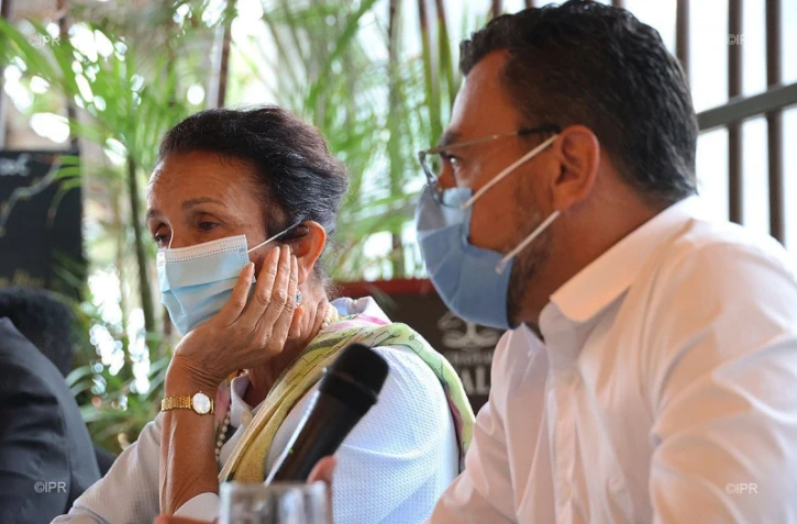 Huguette Bello et Olivier Hoarau 