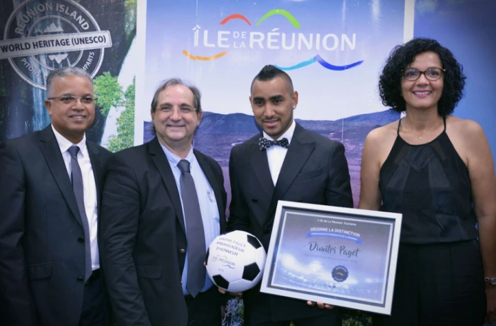 Dimitri Payet, Ambassadeur d\'honneur de La Réunion