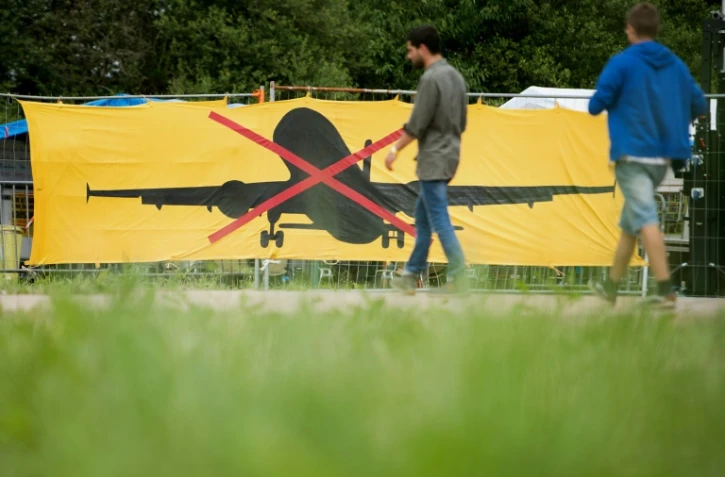 Des opposants au projet d'aéroport rassemblés le 18 juillet 2016 à Notre-Dame-des-Landes, près de Nantes