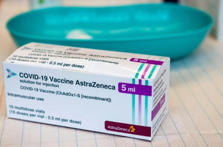 Une boîte du vaccin du laboratoire suédo-britannique AstraZenaca