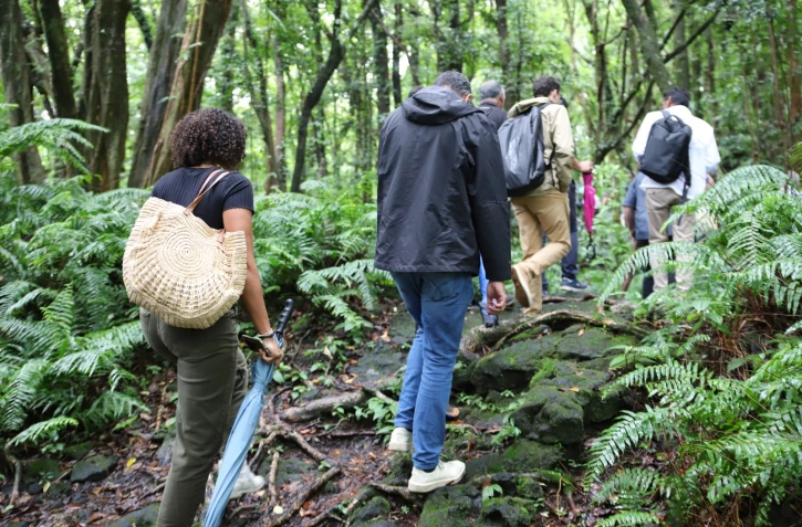 Station biosécurité nettoyage chaussures contre les plantes invasives