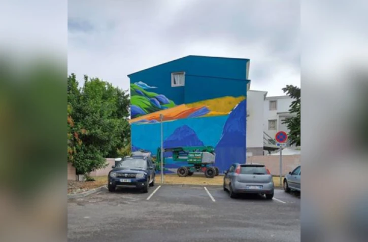 Fresque murale pour la "ville musée" au Port