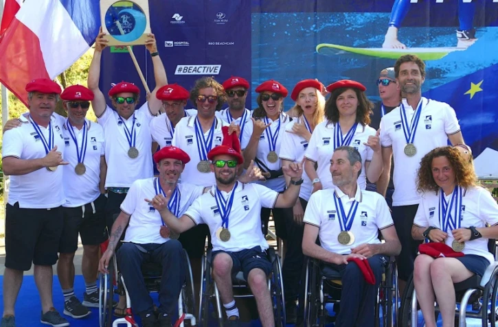 para surf, championnat d'Europe, Eric Dargent 