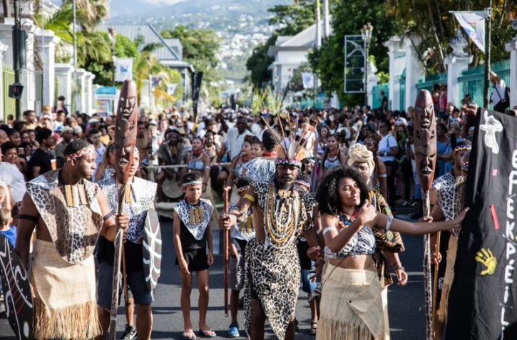 festivités du 20 desanm, photos, Saint-Denis, grand défilé, abolition de l'esclavage
