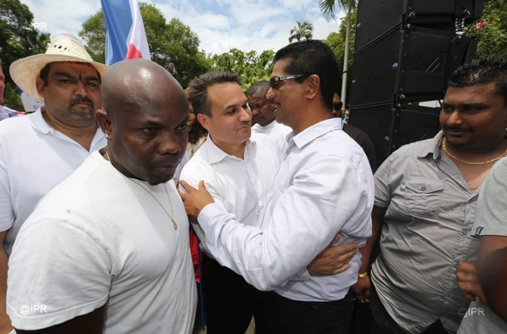 Didier Robert et Jean Bernard Caroupaye 