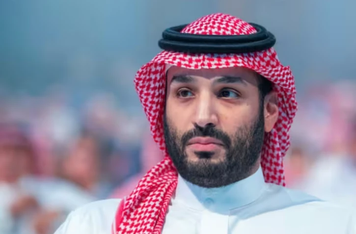 Le prince héritier saoudien Mohammed ben Salmane à Ryad, la capitale de l'Arabie saoudite, le 26 octobre 2021 ( Saudi Royal Palace / Bandar AL-JALOUD )