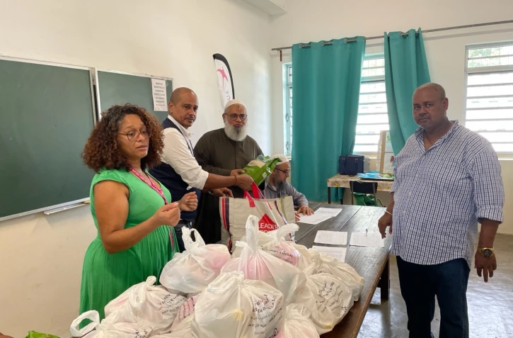 Saint-Denis : 800 colis alimentaires distribués par le CCAS grâce à l'engagement d’UNIR OI