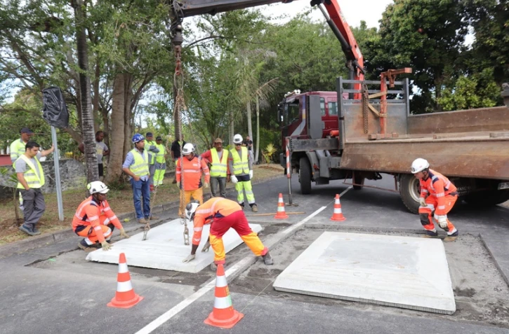 Nouveaux ralentisseurs au Tampon