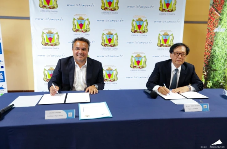 Signature région le tampon saint-pierre convention