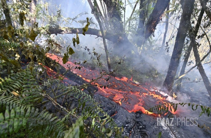 La lave sur la route samedi 14 mars 2026
