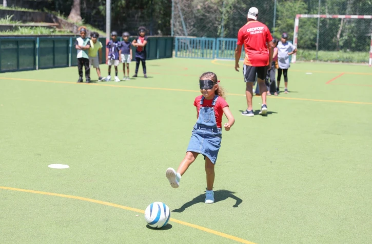 Inclusion, enfant, handicap, cécifoot