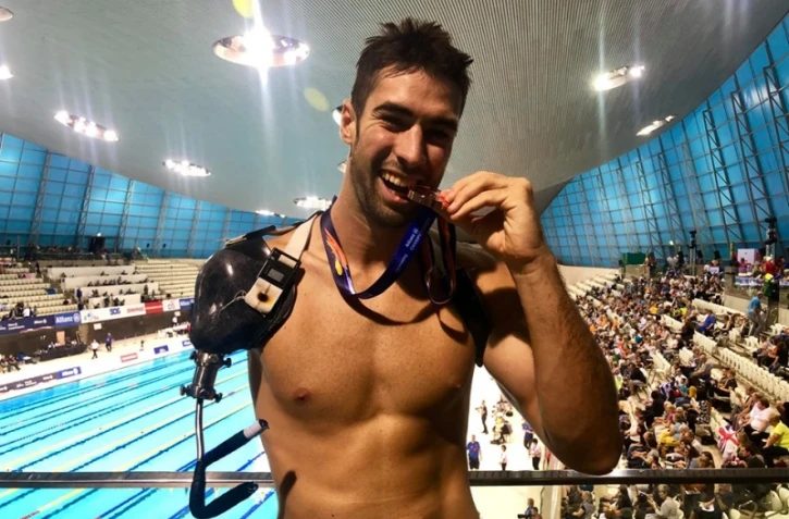 Laurent Chardadr, natation handisport, Mondial, londres, recordman d'Europe