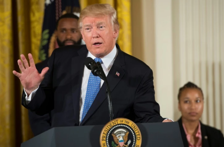 Le président américain Donald Trump, le 27 juillet 2017 à la Maison Blanche, à Washington