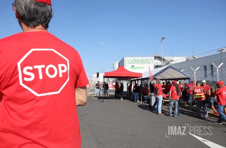 EDF : grève devant la centrale thermique du Port, risques de coupures sur La Réunion [?]
