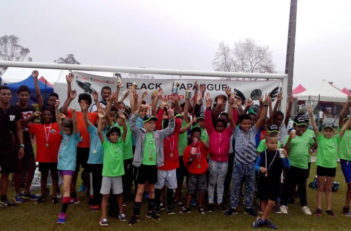 Tournoi de Tchoukball Ă la Plaine des Palmistes