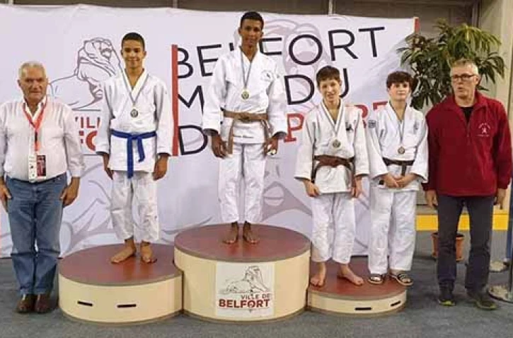 Clarence Mauree au tournoi de judo de Belfort