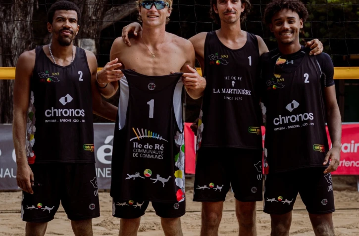 Beach-volley : un Saint-Pierrois sacré champion de France 
