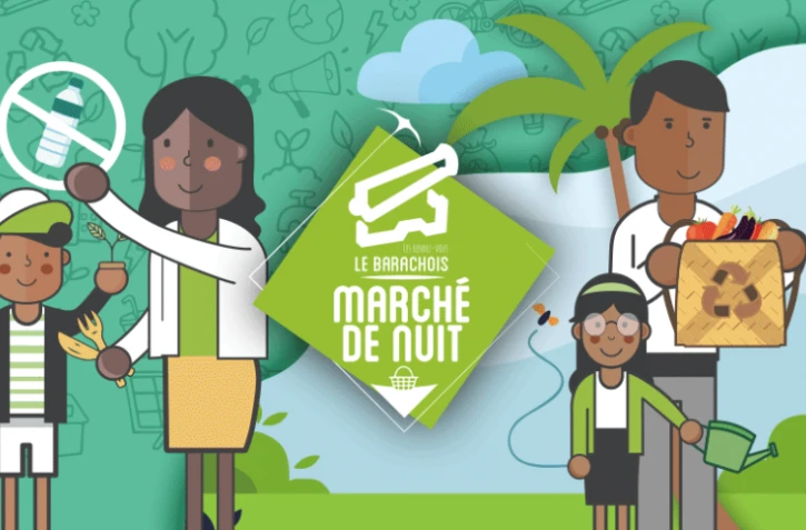  Le marché nocturne de Saint-Denis s'engage contre le plastique