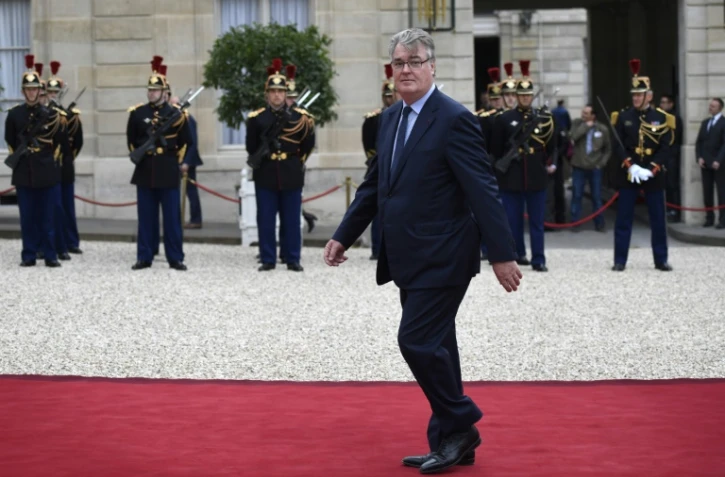 Jean-Paul Delevoye, Haut commissaire à la réforme des retraites, à l'Elysée le 14 mai 2017