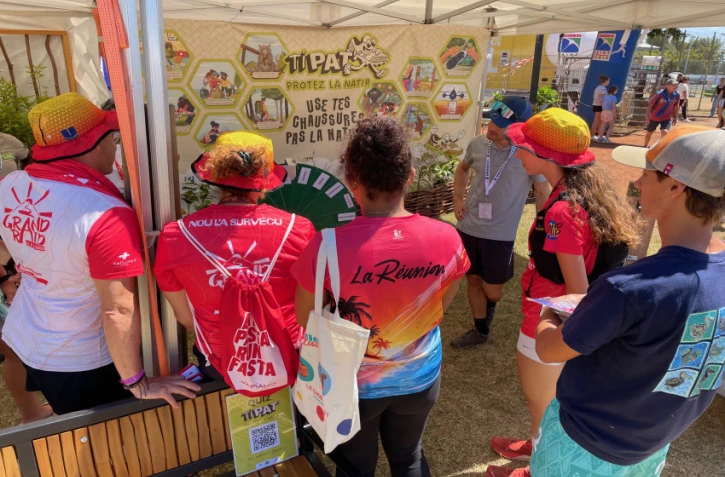 Grand Raid : La micro-forêt du Département présente au stade de la Redoute