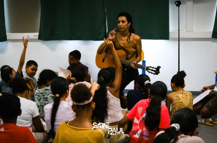 Saint-Paul : les enfants de l'école du Ruisseau découvrent le jazz